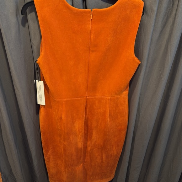 Women’s Calvin Klein Dress NWT size 12 MSRP $134 rust/burnt orange - Picture 2 of 15